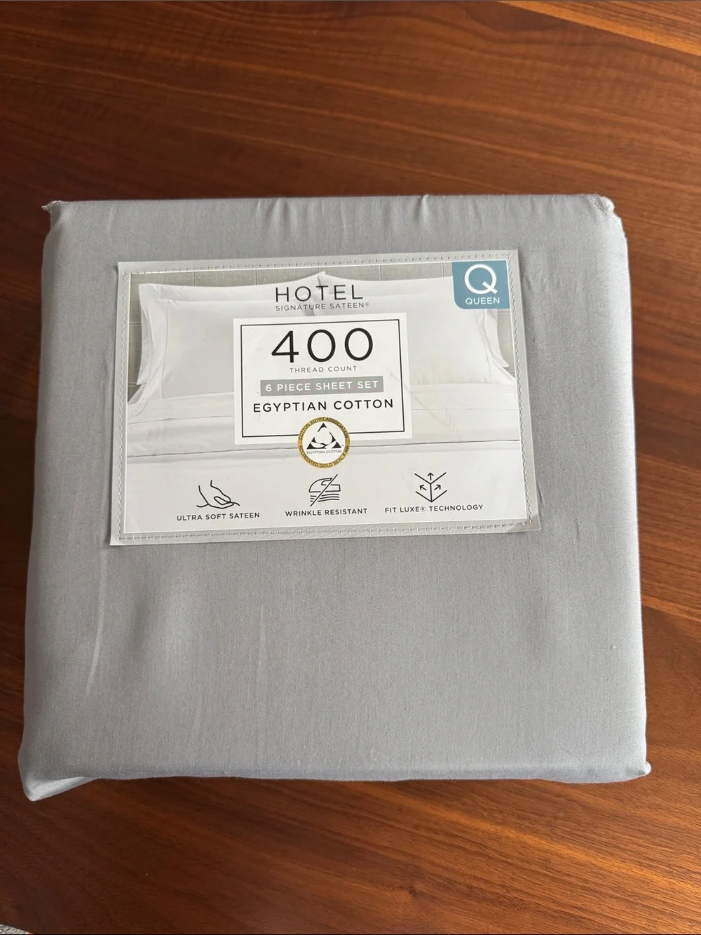 Hotel Signature Egyptian Cotton 400 Thread Count 6-Piece Sheet Set, NWT